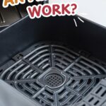 photo of air fryer with text "how does an air fryer work?".