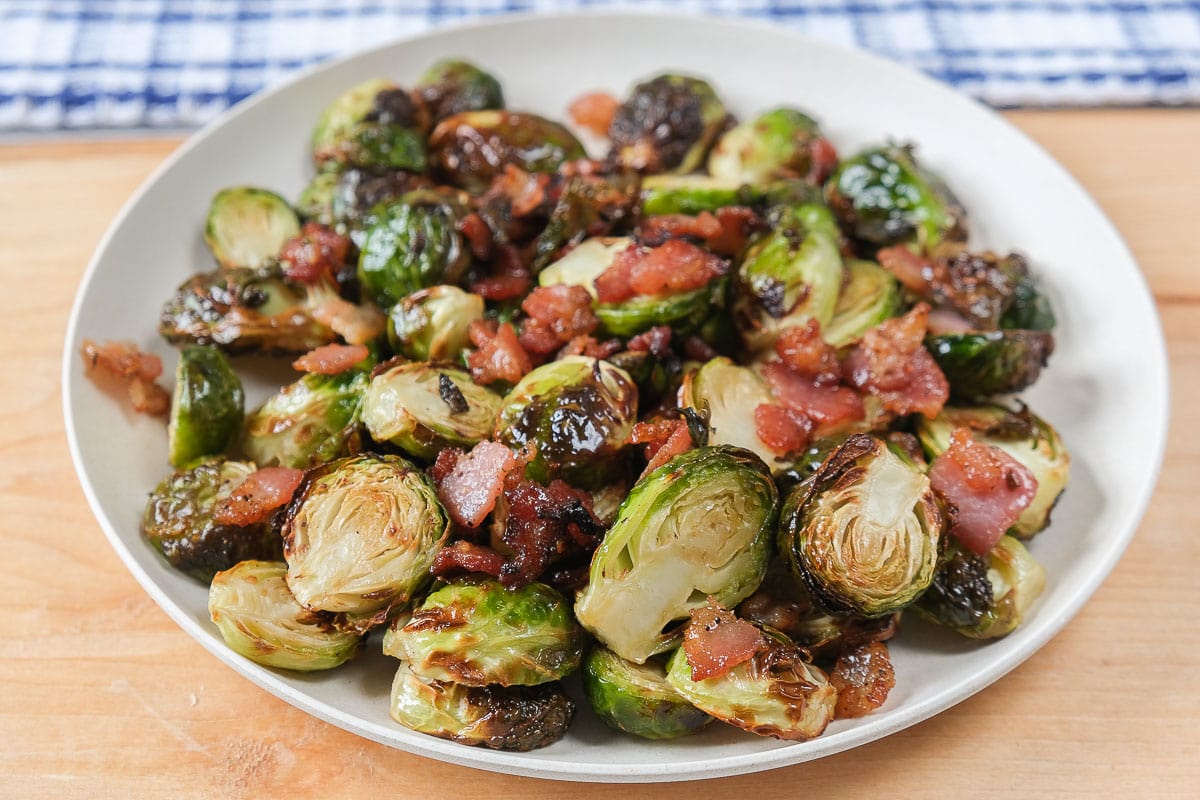 Air Fryer Brussels Sprouts With Bacon Simply Air Fryer