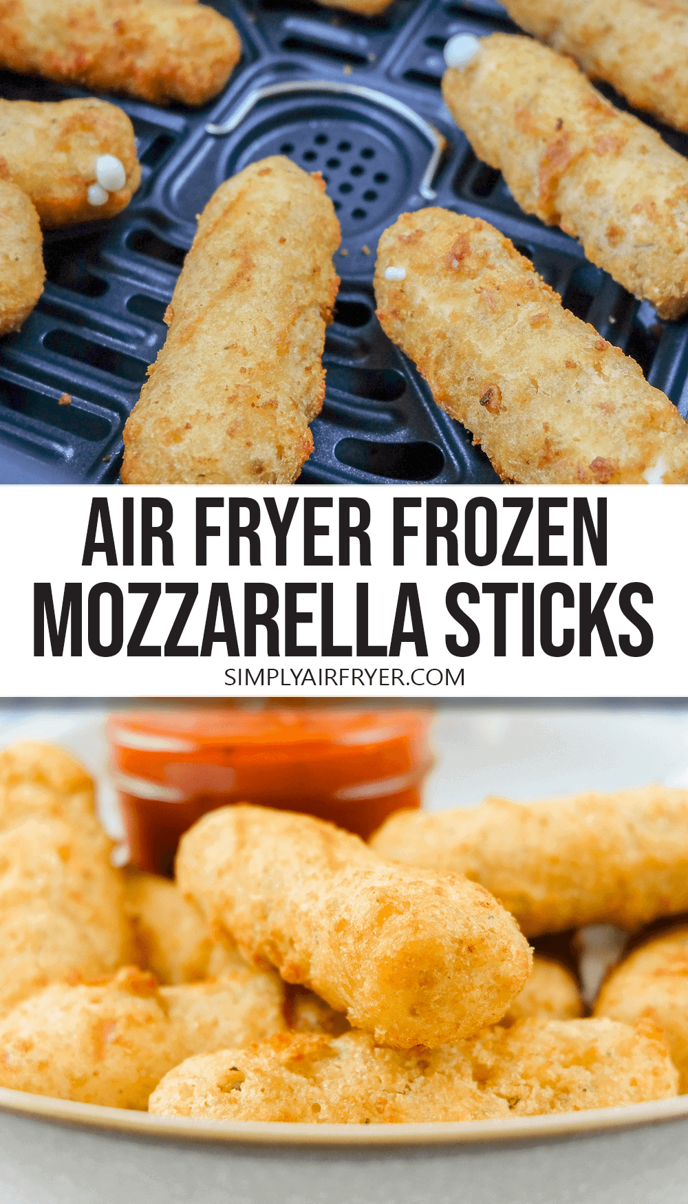 Air Fryer Frozen Mozzarella Sticks Simply Air Fryer