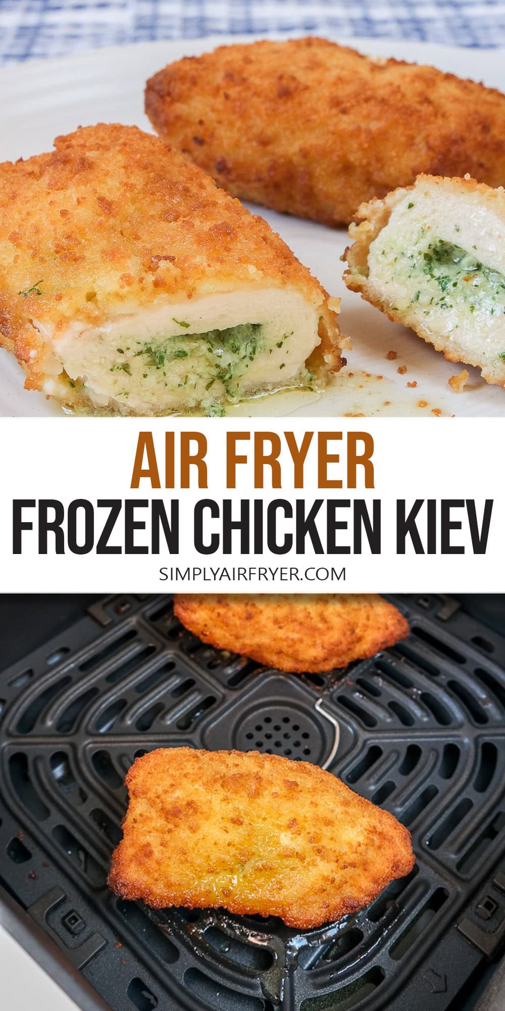 Frozen Chicken Kiev in Air Fryer Simply Air Fryer