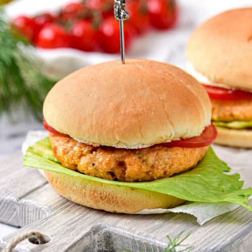 Air Fryer Salmon Burgers Simply Air Fryer
