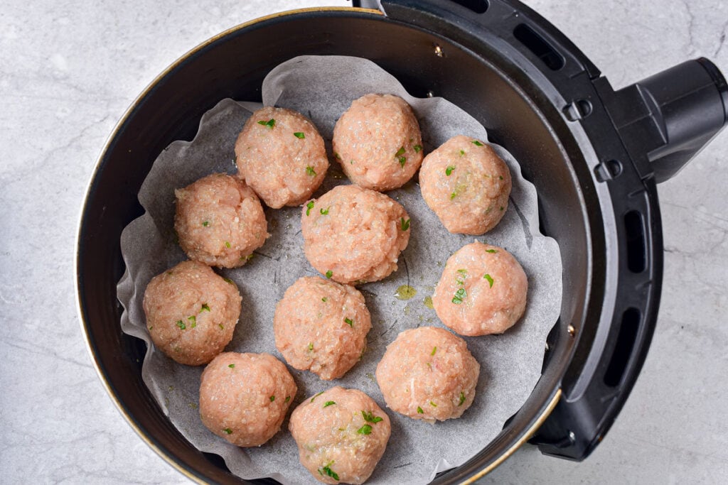 Air Fryer Chicken Meatballs Simply Air Fryer