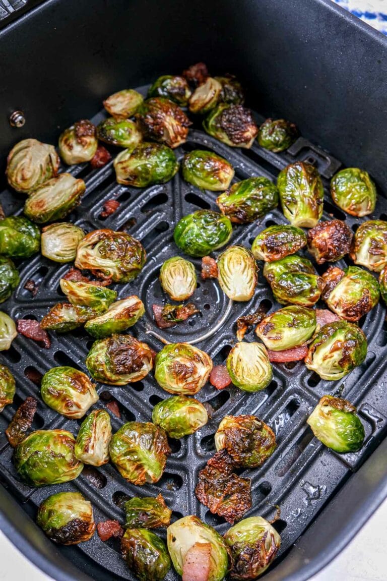 Air Fryer Brussels Sprouts With Bacon Simply Air Fryer
