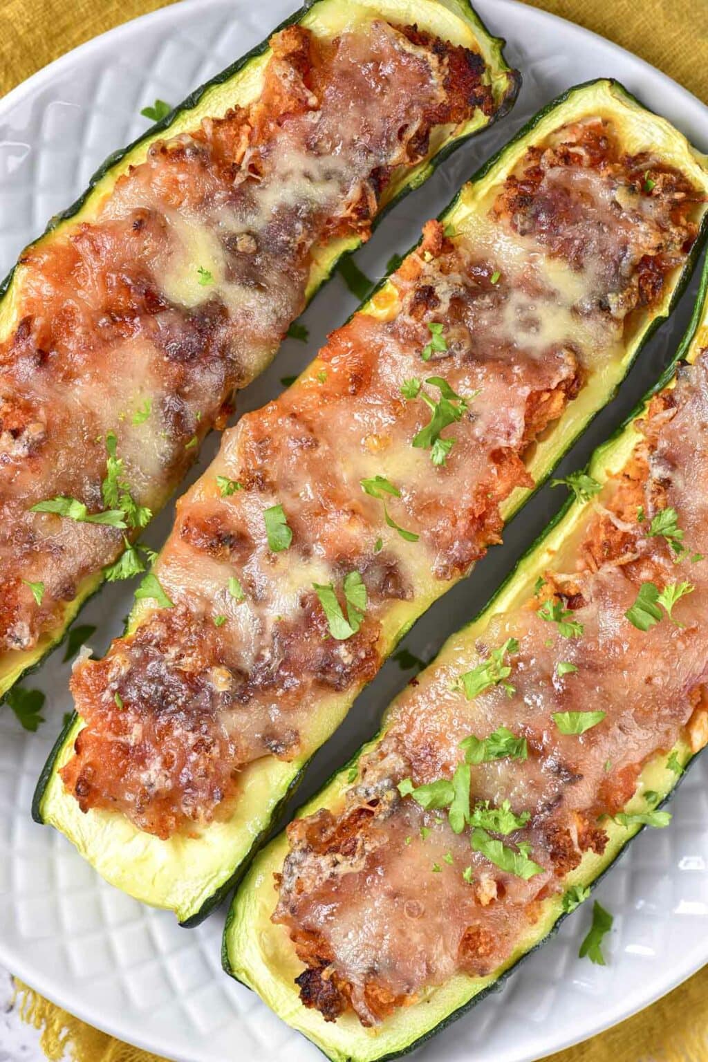 Air Fryer Stuffed Zucchini Simply Air Fryer